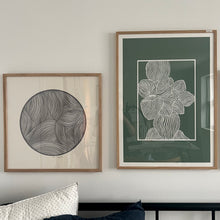 Indlæs billede til gallerivisning . Indrammet i egetræsramme. Sendes ikke - skal afhentes i Aalborg
