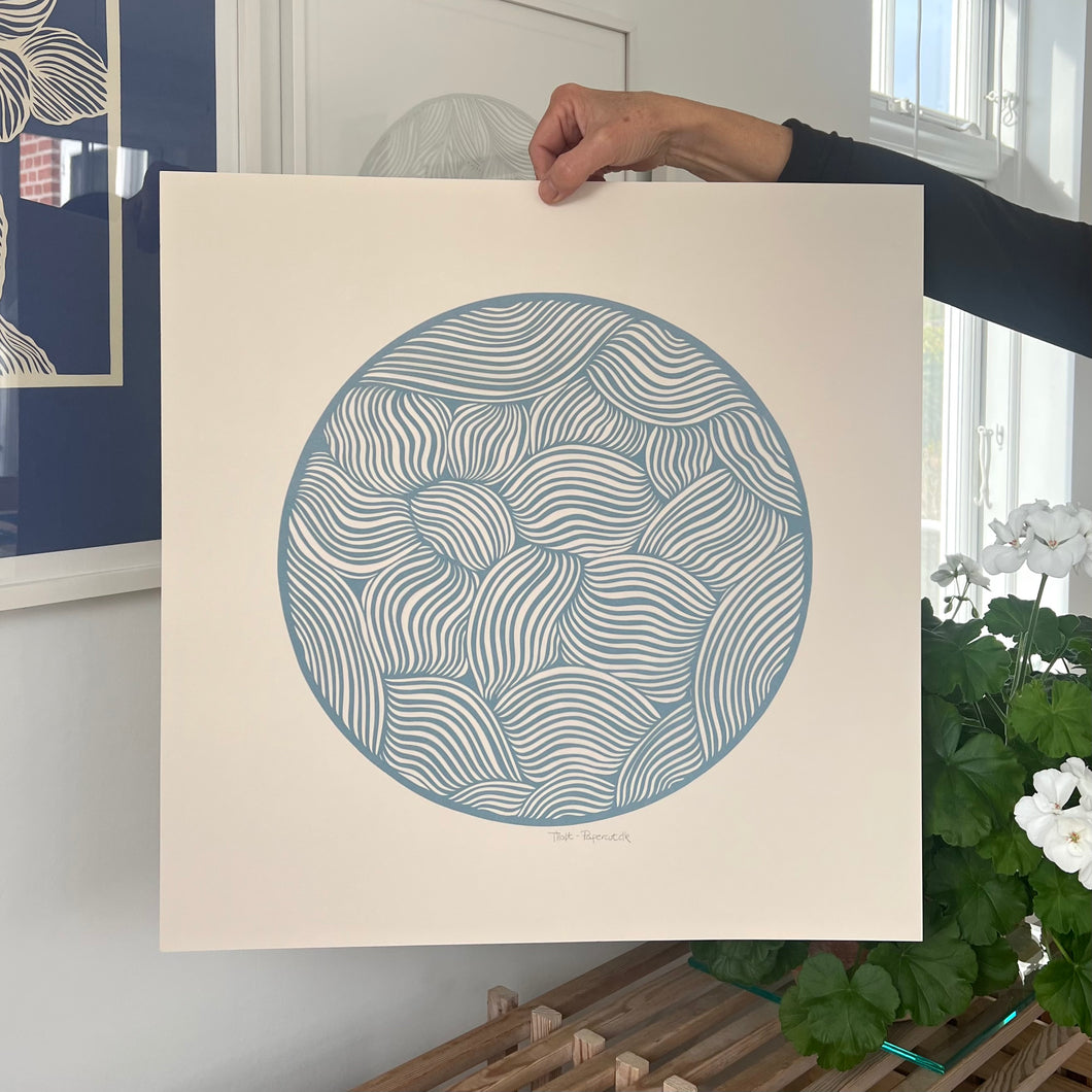 Støvet lyseblå • Lys skal