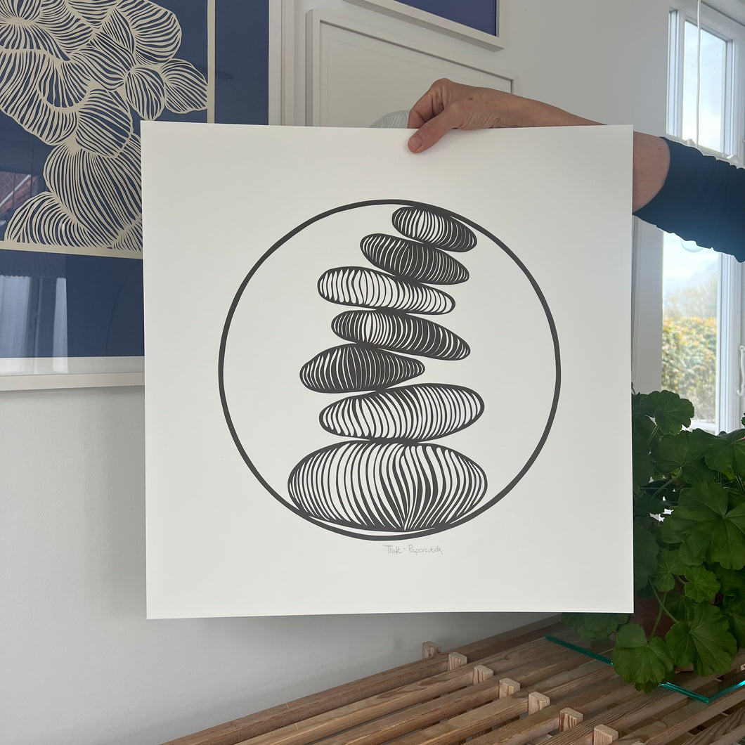 Brungrå • knækket hvid